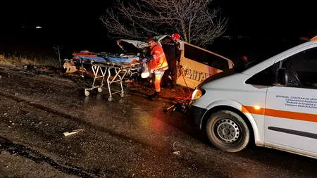 FOTO - Accident mortal la ieșirea din Buzău: O șoferiță de 19 ani a murit. Alți doi bărbați au ajuns la spital