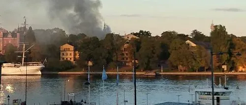 Incendiu de amploare la Institutul Regal de Artă din Stockholm