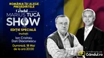 Gândul prezintă Marius Tucă Show – Ediție Specială, duminică, 18 mai, de la ora 20.00, live pe Gândul. România își alege președintele!