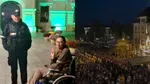Cerșetorii, în pelerinaj la Iași. Câți bani a strâns o ucraineancă, după ce s-a prefăcut că are grave probleme de sănătate: A făcut semnul victoriei din scaunul cu rotile