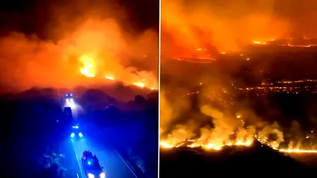 Incendiile de vegetație fac ravagii în Spania. Peste 28.000 de hectare au ars, iar sute de oameni au fost evacuați