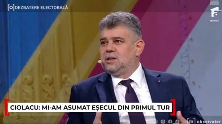 Marcel CIOLACU: Eu am greșit, am plătit, am înțeles semnalul dat de către români. E nevoie să mergem cât mai mulți la vot