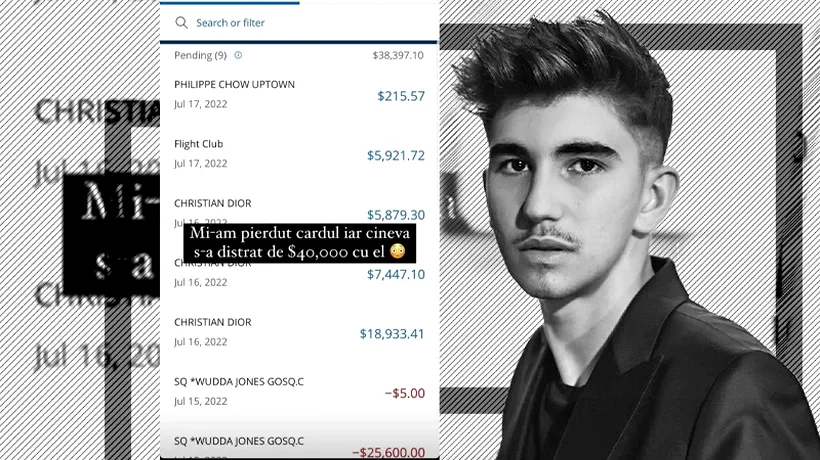 Daună de 40.000 de dolari pentru Sebastian Dobrincu: O să poarte Dior la închisoare acum