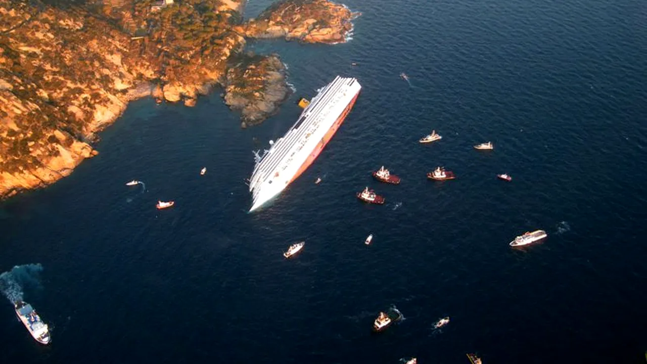 Resturi umane au fost găsite în apropierea epavei vasului Costa Concordia