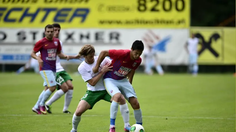 Steaua - Rubin Kazan 0-0 în primul meci amical al roș-albaștrilor în stagiul din Austria