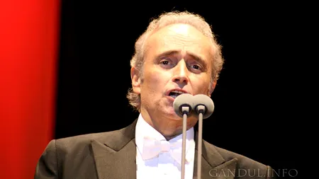 Jose Carreras concertează la București pe 26 noiembrie