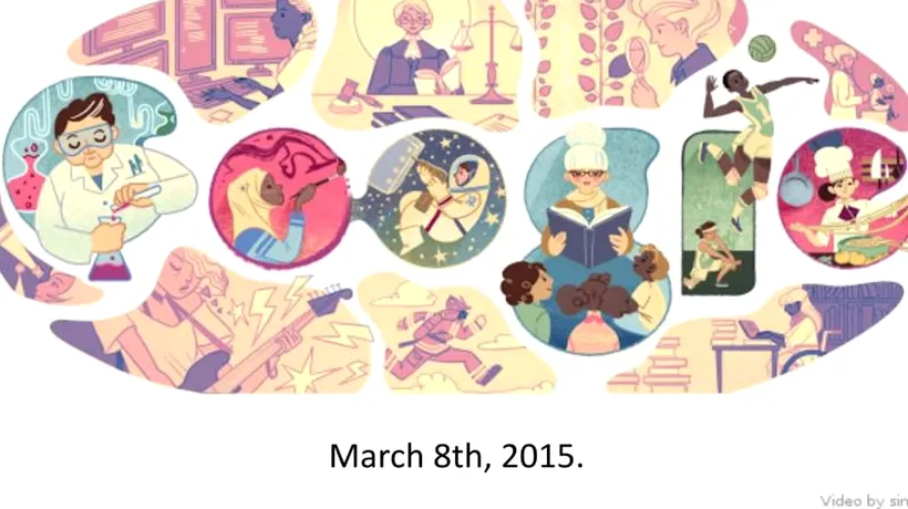 Ziua Internațională a Femeilor. De 8 Martie, Google celebrează sexul frumos printr-un doodle special. Semnificația sărbătorii