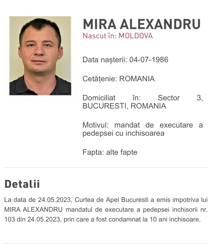 Traficant droguri condamnat 10 ani, depistat parcarea magazin