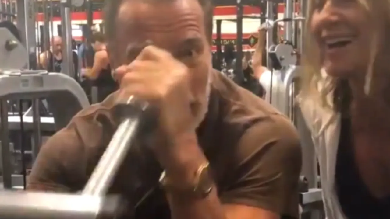 Nadia Comăneci a aniversat 43 de ani de la primul 10 al gimnasticii alături de „Terminator