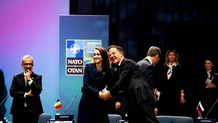 Oana Țoiu și-a anunțat participarea la Summitul NATO de la Istanbul cu o poză cu Mark Rutte de la o ministerială NATO din Suedia