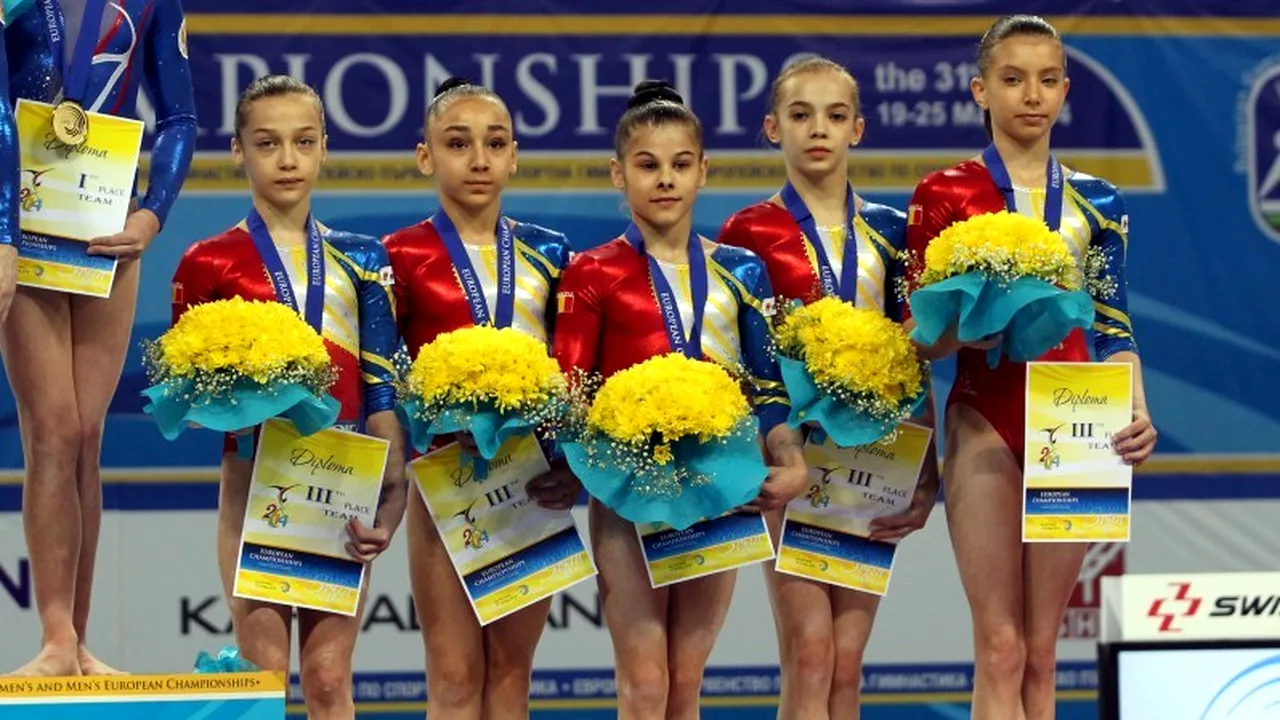 CE junioare: Laura Jurcă, medalie de argint, Andreea Iridon - locul 6, la individual-compus
