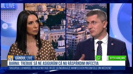 GÂNDUL LIVE. Dan Barna, după ce Marcel Ciolacu a anunțat că merge la Înviere de Paște: Nu face decât să încurajeze manifestații precum cele din weekend