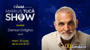 Marius Tucă Show începe marți, 23 iunie, de la ora 18.00, live pe Gândul. Invitat: Damian Drăghici