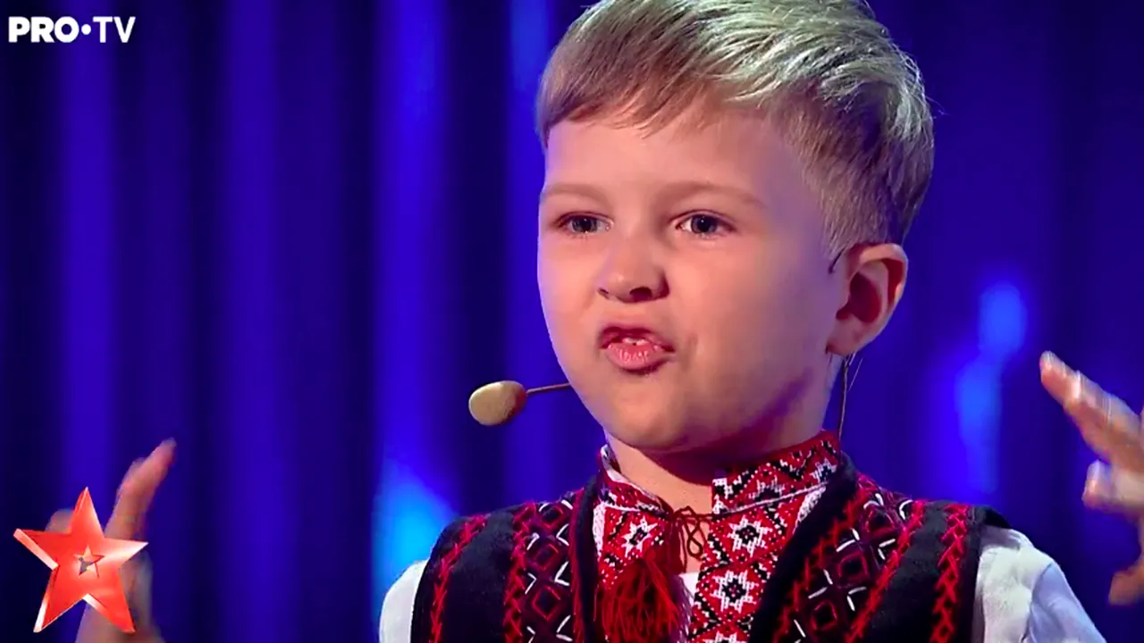 Acest copil de 4 ani din Chișinău a cucerit juriul de la 