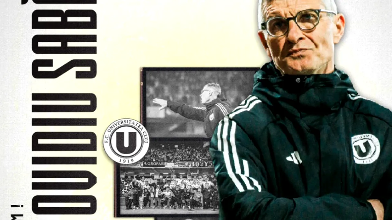 Universitatea Cluj, trei transferuri dintr-un FOC deși nu mai are antrenor! Ioan Ovidiu Sabău a renunțat la funcția de principal