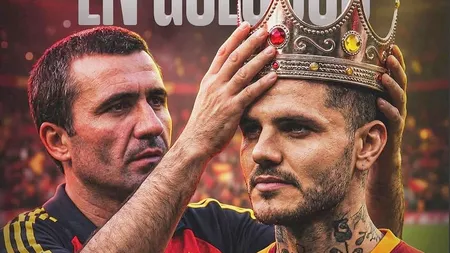 Mauro Icardi, scrisoare EMOȚIONANTĂ pentru Gică Hagi! „Cu admirație, respect și recunoștință”