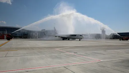 VIDEO | Aeroportul „Henri Coandă” București se extinde. Au fost inaugurate patru noi locuri de parcare