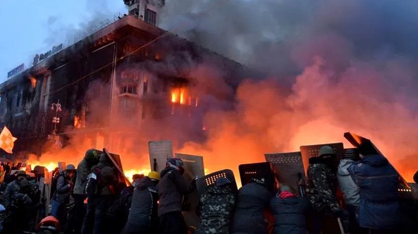 Aproximativ 50 de persoane sunt date dispărute în urma violențelor din Ucraina