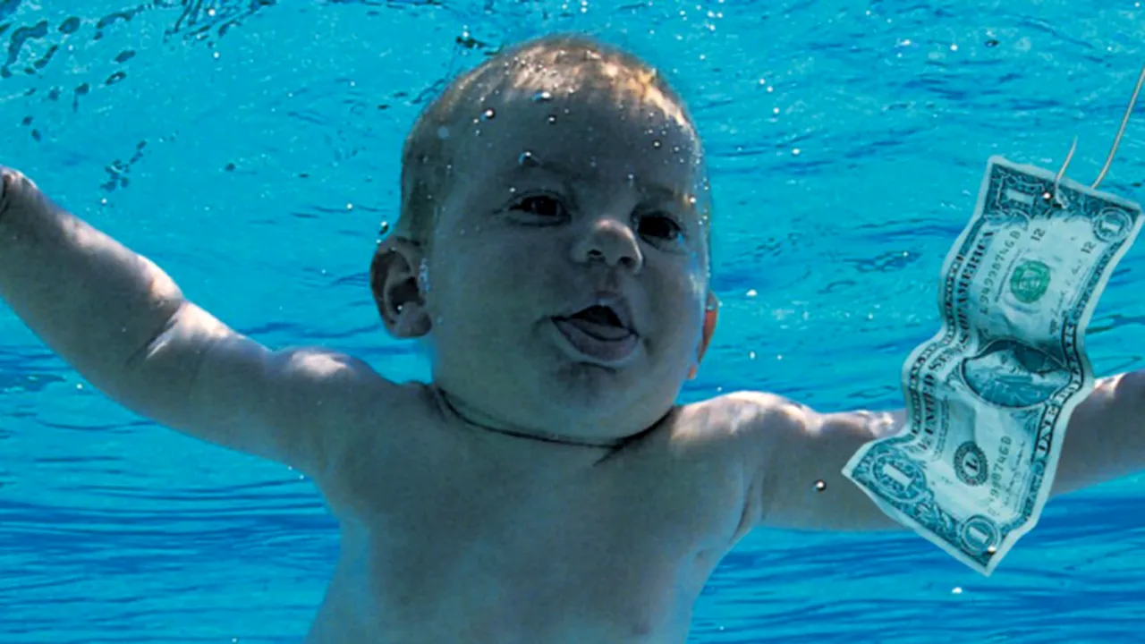 Formația Nirvana a fost dată în judecată de ”bebelușul” care apărea nud pe coperta celebrului album Nevermind