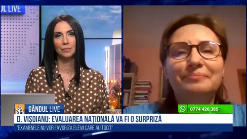 GÂNDUL LIVE. Daniela Vișoianu, expert în educație: „Trebuie să analizăm ce au pierdut elevii în toată această perioadă” | VIDEO