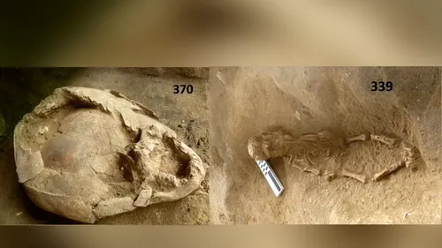 Descoperire arheologică controversată: Doi bebeluși care au murit acum 2.100 de ani au fost înmormântați cu „căști realizate din cranii - FOTO