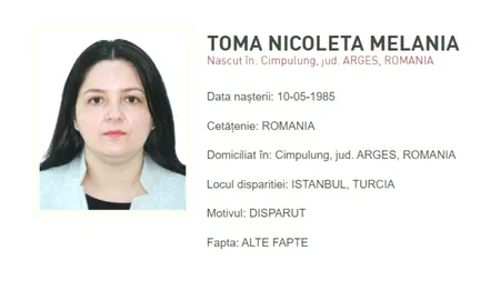 Nicoleta a fost dată DISPĂRUTĂ în timp ce se afla în vacanţă în Turcia. Incredibil unde a fost găsită, după o săptămână de căutări