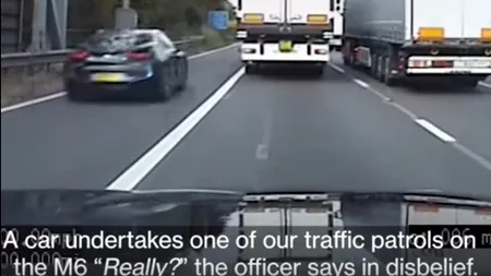 Traficanți de droguri, prinși după ce au folosit banda de urgență ca să depășească o coloană de mașini (VIDEO)