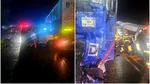 Valea Oltului, blocată după un accident grav. O dubă s-a ciocnit cu un camion, iar o persoană a murit