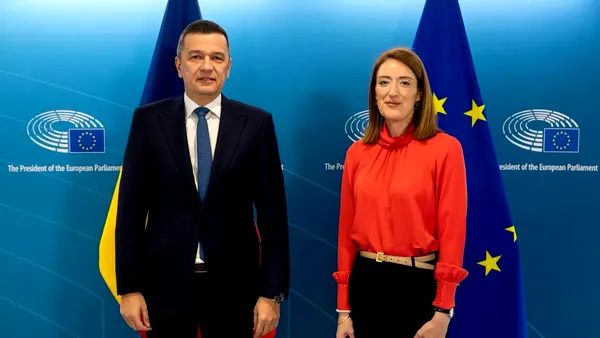 Roberta Metsola, după întâlnirea cu Sorin Grindeanu: Am subliniat necesitatea stabilității și unității pe măsură ce construim o Europă mai bună