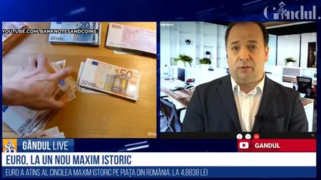 GÂNDUL LIVE. Adrian Negrescu, consultant financiar: „Era de așteptat ca moneda națională să se deprecieze” / Creșterea de prețuri din România va fi oarecum temperată - VIDEO