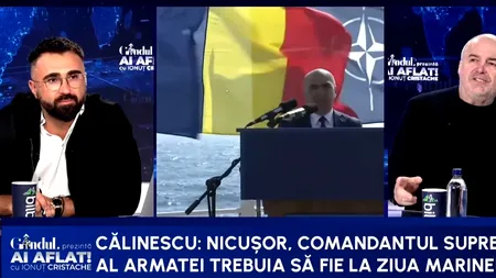 Florin Călinescu îl atacă dur pe Nicușor Dan pentru absența de la Ziua Marinei: Comandantul Suprem al Armatei și-a bătut joc de Armata Română