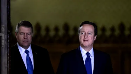 Ce i-a spus Cameron lui Iohannis despre românii care muncesc în Marea Britanie