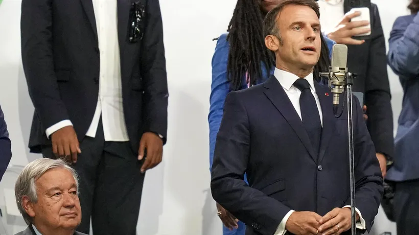 Președintele francez Emmanuel Macron a declarat deschise Jocurile Olimpice din 2024