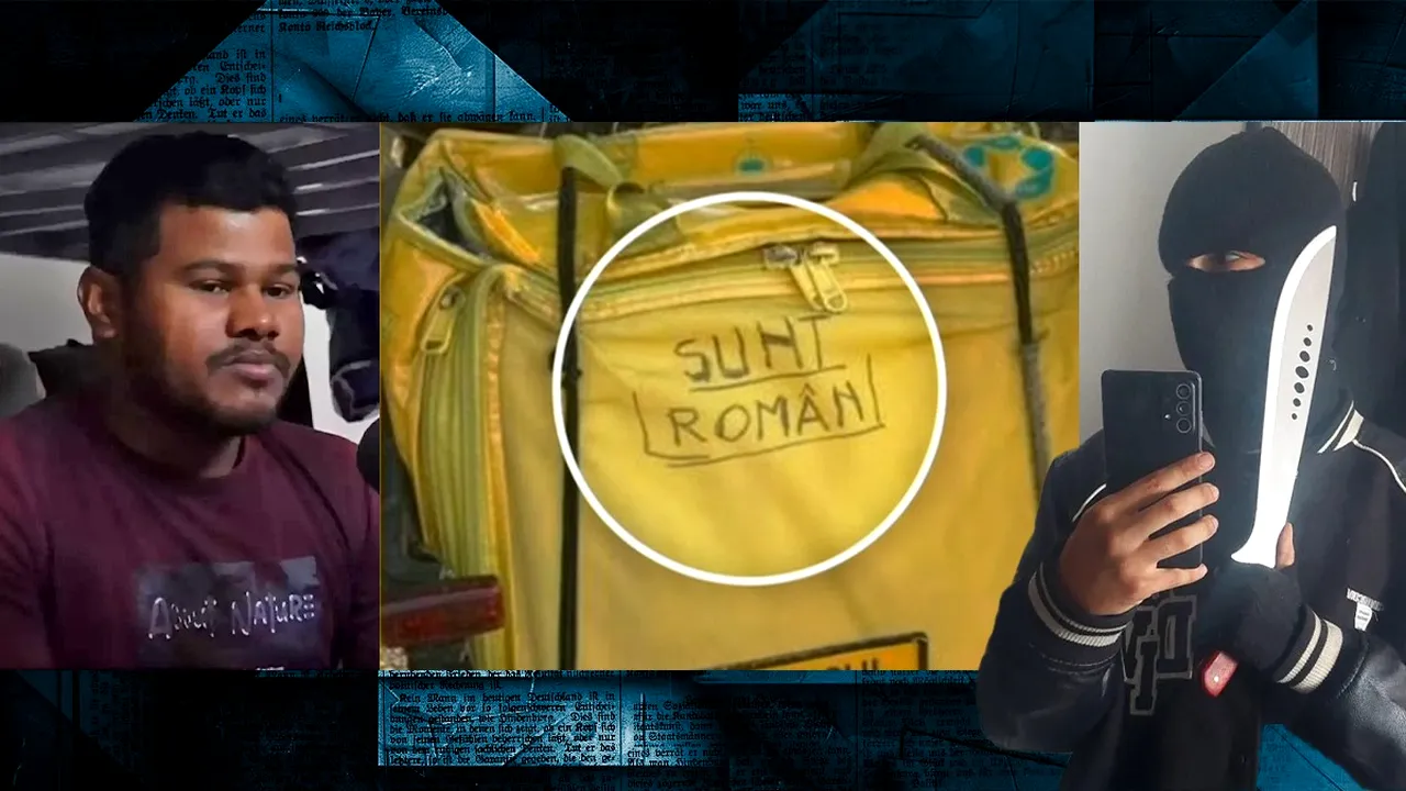 Livratorii români și-au marcat ghiozdanele cu mesajul „Sunt ROMÂN” de teama atacurilor rasiste