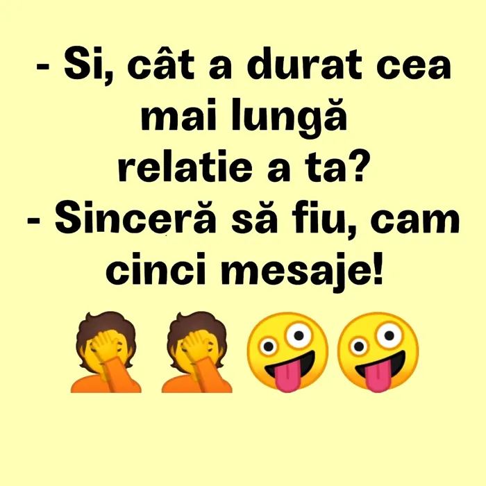 Bancul de luni Cea mai lungă relație