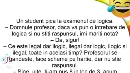 BANCUL ZILEI | Examenul de logică