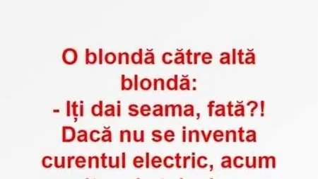 Bancul de sâmbătă | Blondele și curentul electric