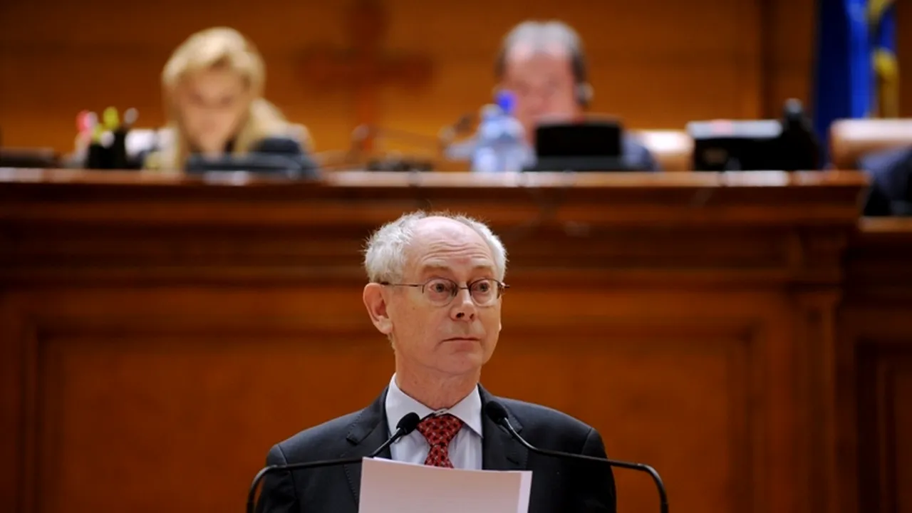 INDIFERENȚĂ. 70 la sută dintre parlamentarii români AU CHIULIT de la discursul președintelui Uniunii Europene VIDEO