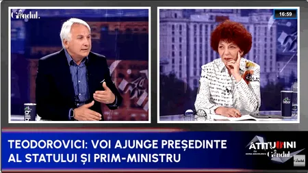 Eugen Teodorovici: „Mai sigur decât că trăiesc ziua de mâine sunt că voi ajunge președinte al statului și prim-ministru. Nu știu când și în ce ordine”