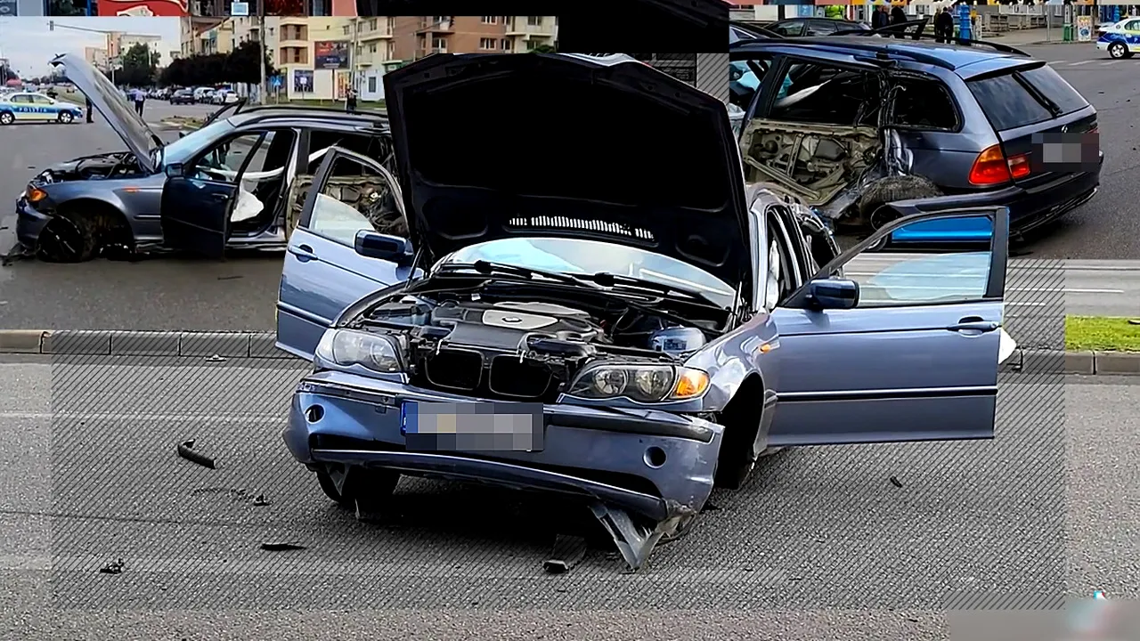 VIDEO | Ce a făcut un șofer de BMW din Suceava după ce a produs un accident cu victime