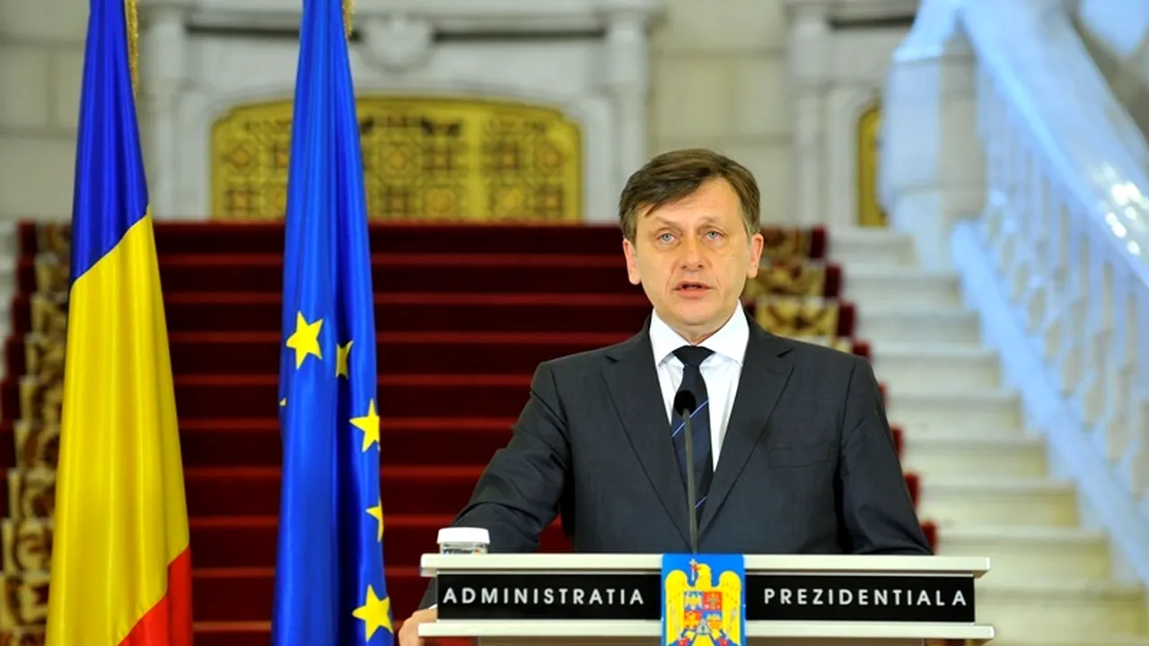 Președintele interimar Crin Antonescu: 