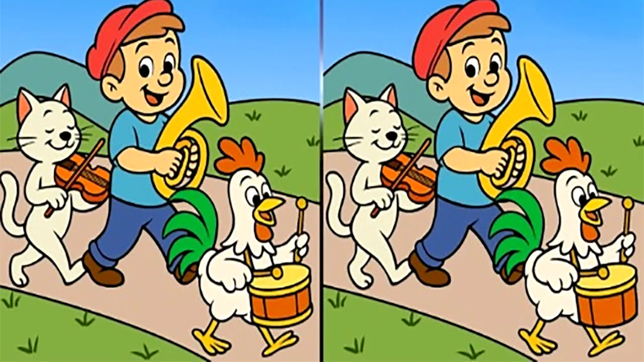 TEST IQ | Aceste două poze par identice, dar nu sunt. Găsiți 3 diferențe în cel mult 21 de secunde!