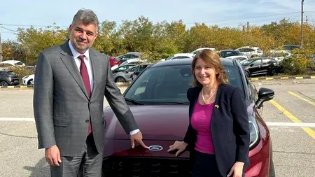 Kathleen Kavalec, ambasadoarea SUA în România, TEST DRIVE cu Ford Courier alături de Marcel Ciolacu: ”Premierul României conduce foarte bine!”