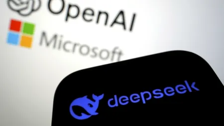 BLOOMBERG: Microsoft suspectează că grupul tehnologic chinez DeepSeek a folosit ilegal softuri de inteligență artificială ale OpenAI
