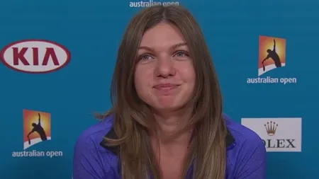 DETALIUL remarcat de jurnaliștii străini la Simona Halep în timpul unei conferințe de presă