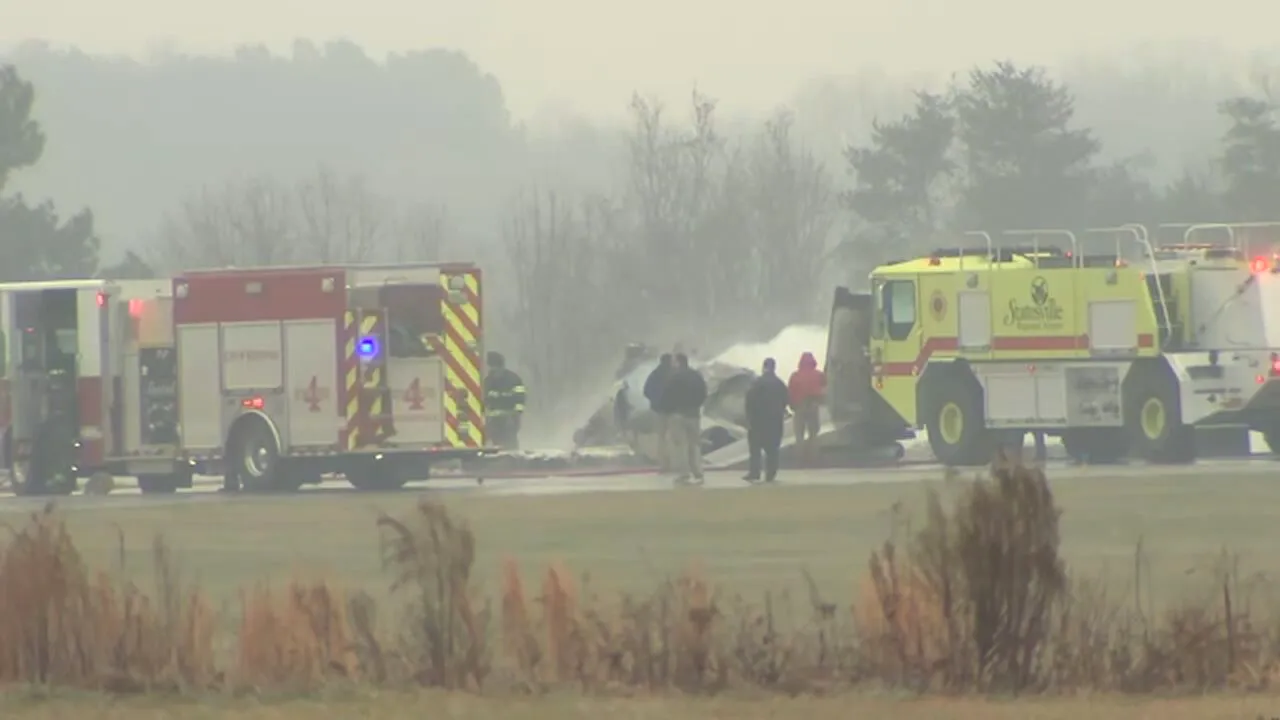 Tragedie aviatică în Carolina de Nord. Un avion cu 6 persoane s-a prăbușit după ce pilotul a raportat probleme la motor