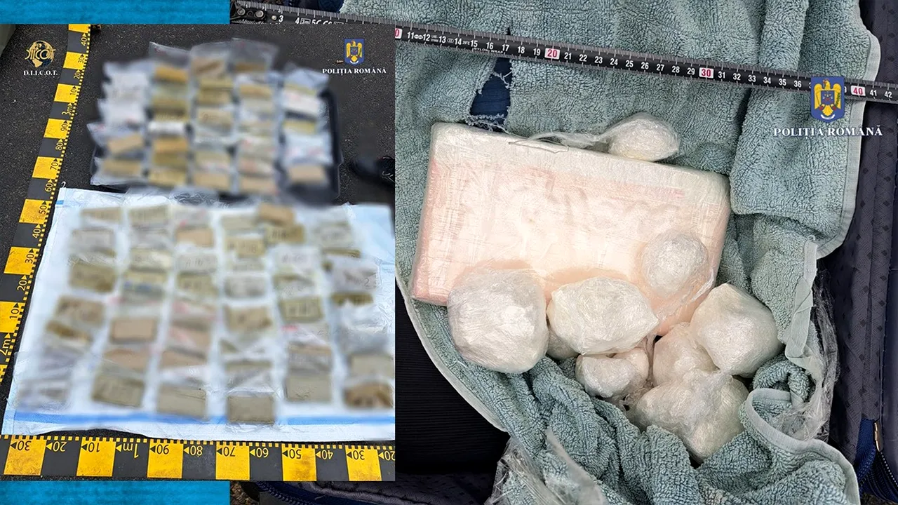 Un traficant de stupefiante a fost prins în flagrant pe o șosea din Dâmbovița. Ce cantitate de droguri avea în portbagaj