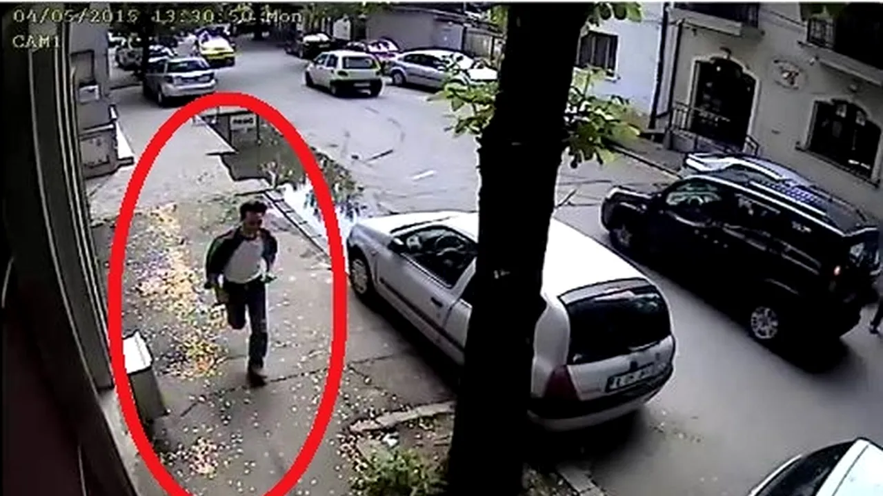 El este agresorul angajatului Pro TV. Imaginea a fost surprinsă de camerele de supraveghere