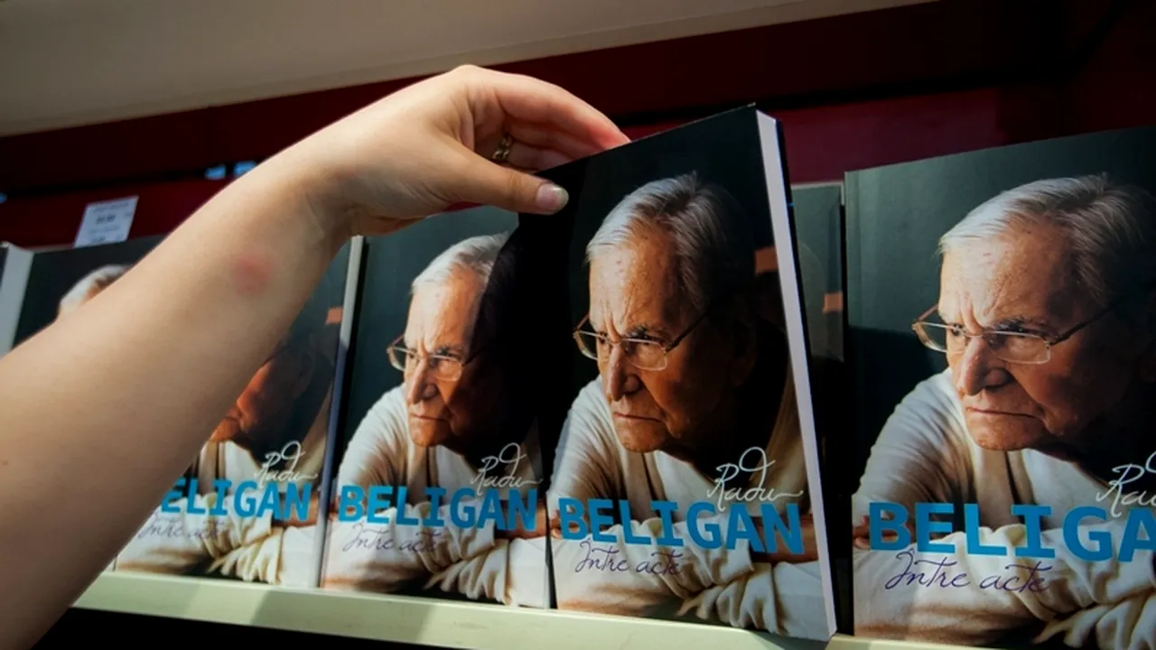 Cea mai nouă carte a actorului Radu Beligan, vândută în 700 de exemplare în ziua lansării