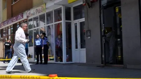 Atacatorul băncii din Bistrița, prins cu focuri de armă. Un polițist a fost rănit